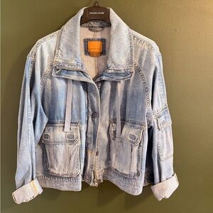 American Eagle Outfitters Light Blue Jean Jacket